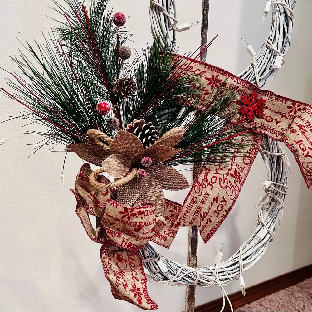 Handmade Snowman Wreath